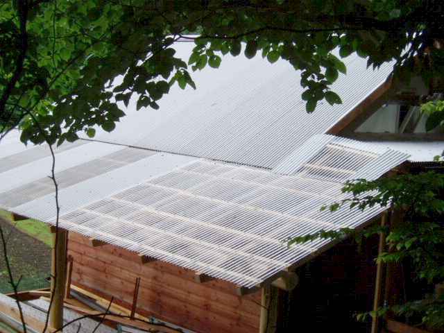 added roof from above