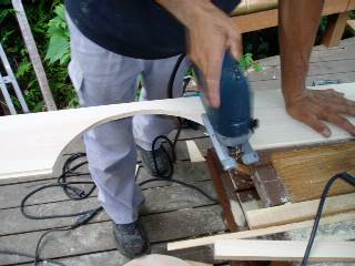 cutting the top panel