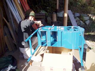 assembling the new machine