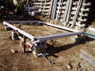 make the foundation using various concrete materials