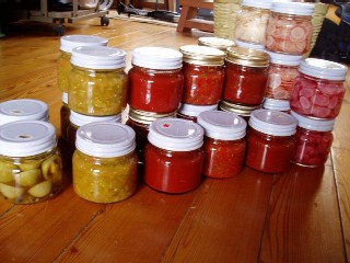 pickled vegitables and tomato sauce