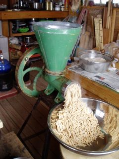 mashing soybeans using the masher