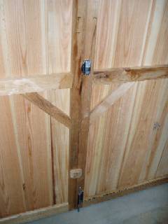 inside of the sliding doors with locks