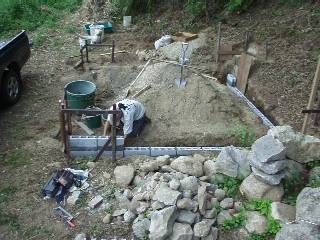 lay cement blocks