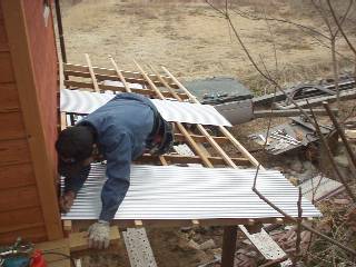 nail galvarium steel sheet as a roof